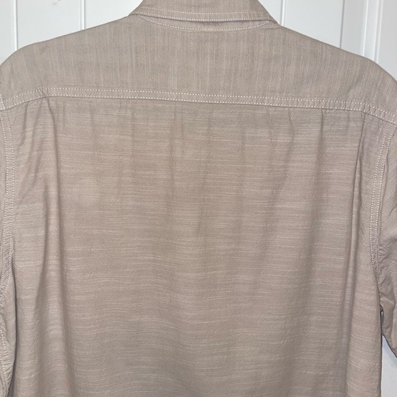 Woolrich button down mens shirt short sleeves 100% cotton size large - Picture 5 of 6